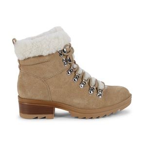 ‼️Marc Fisher LTD Shearling-Trim Suede Boots